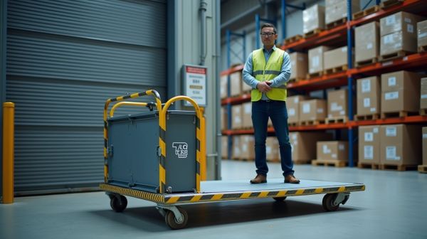 Optimisez votre manutention avec un chariot de transfert horizontal pour charges lourdes
